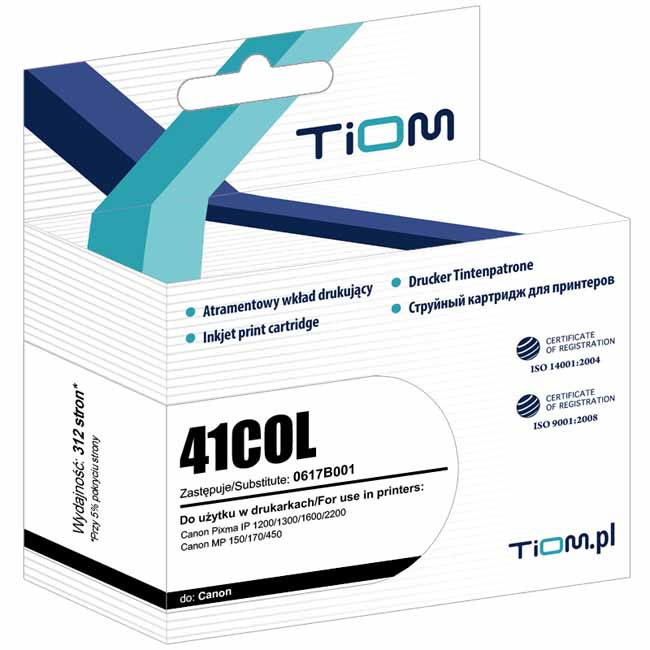 Tusz Tiom do Canon CL41 kolorowy