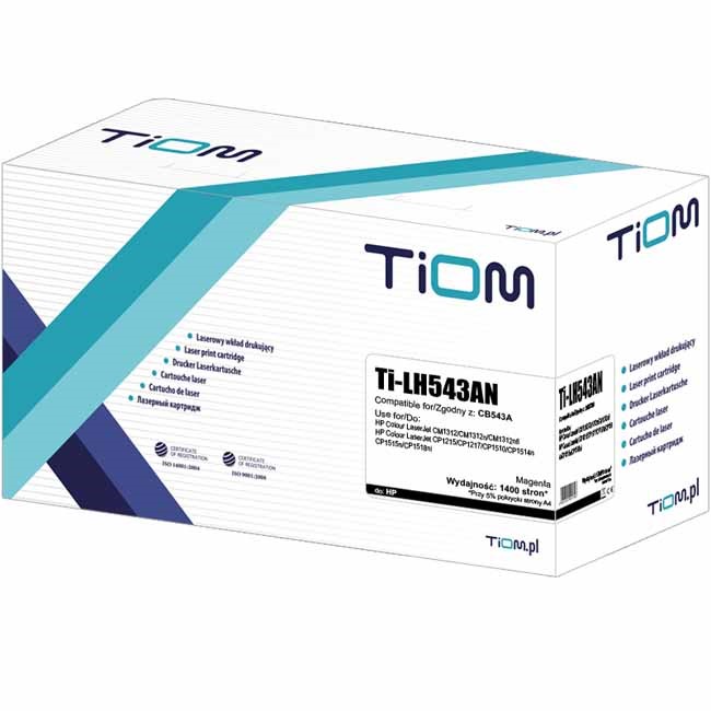 Toner Tiom do HP CB543A magenta