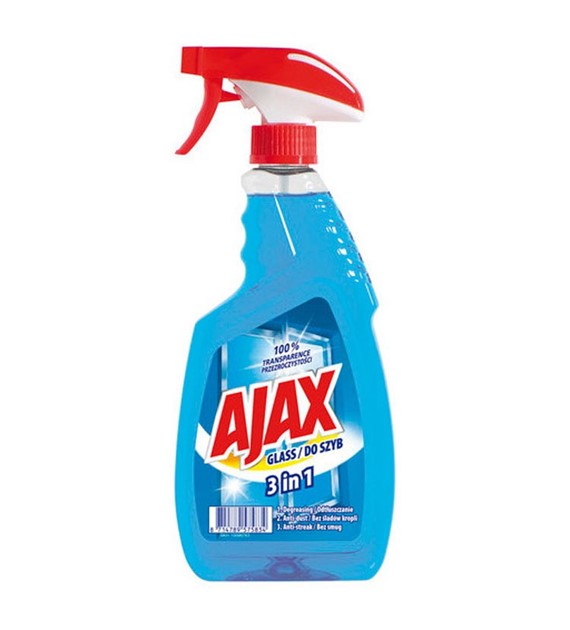 Płyn do mycia szyb Ajax 500ml niebieski