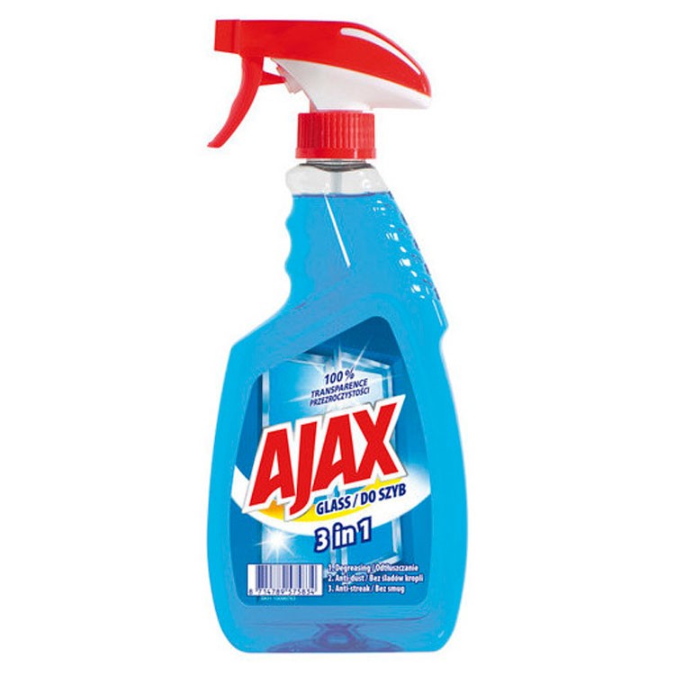 Płyn do mycia szyb Ajax 500ml niebieski