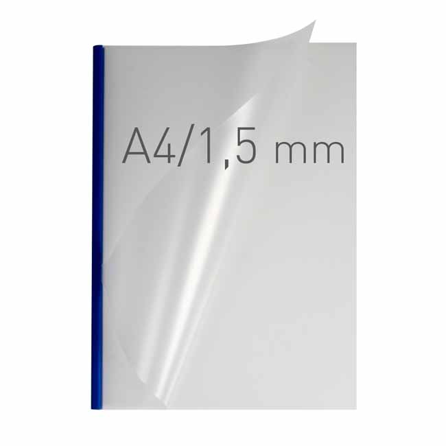 Okładka O.easyCOVER Double Semi Matt A4 1,5mm niebieski 50szt.