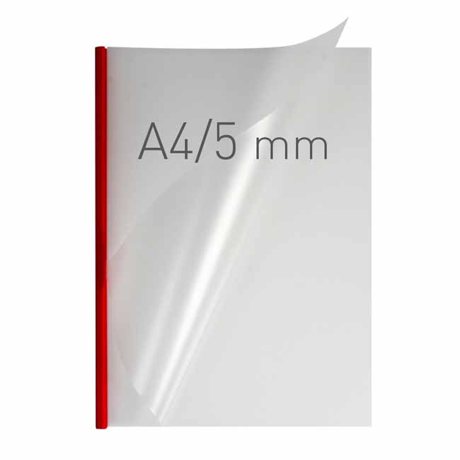 Okładka O.easyCOVER Double Semi Matt A4 5mm czerwony 40szt.