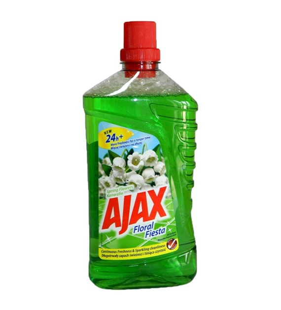 Płyn uniwersalny Ajax 1L konwalia zielony