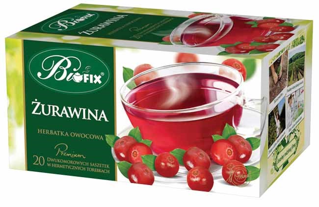 Herbata Biofix Premium żurawinowa 25szt.