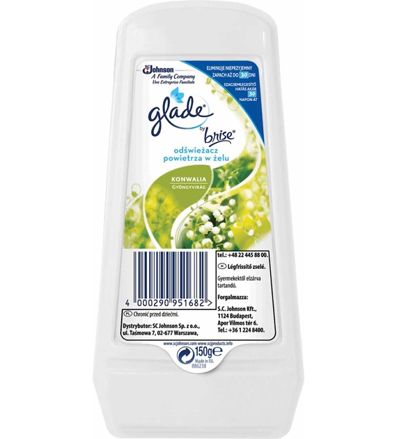 Odświeżacz Glade w żelu 150g konwalia