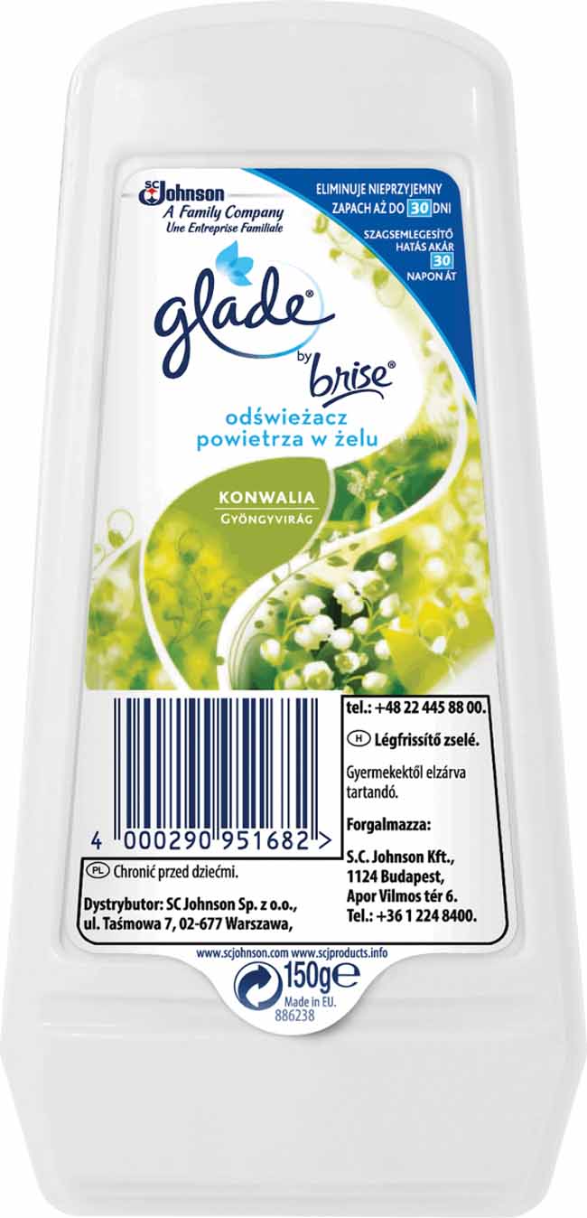 Odświeżacz Glade w żelu 150g konwalia