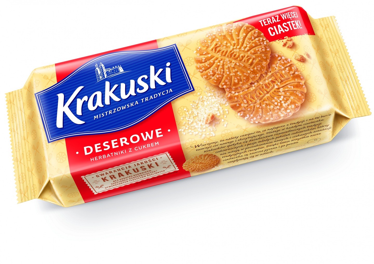 Ciastka Krakuski deserowe z cukrem 200g