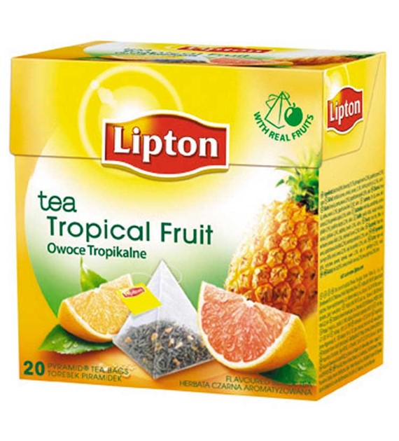 Herbata Lipton Tropical Fruit piramidka 20szt.