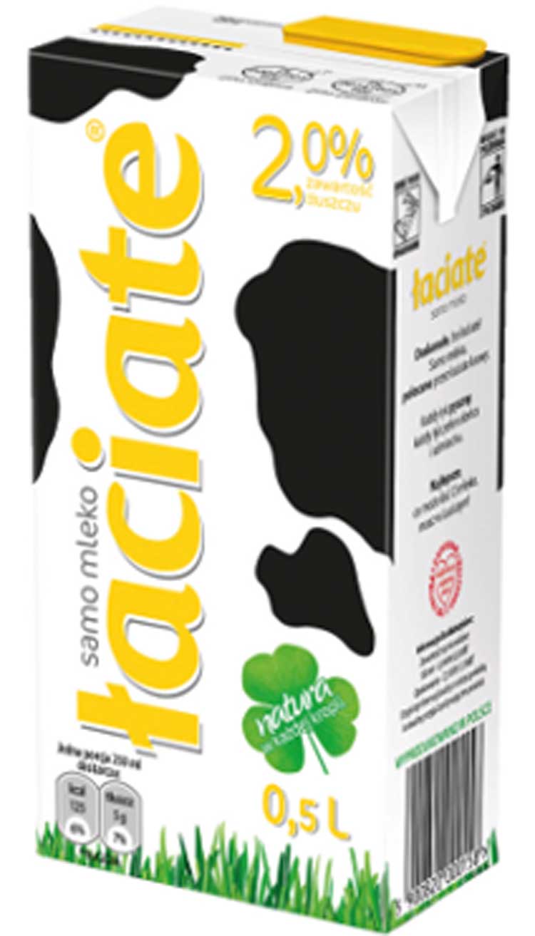 Mleko Łaciate 0,5L 2%