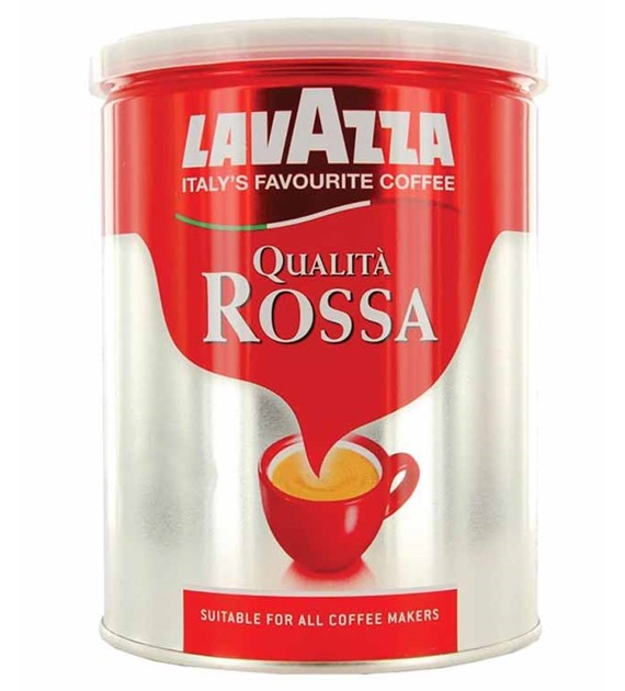 Kawa Lavazza Qualita Rossa mielona 250g w puszce