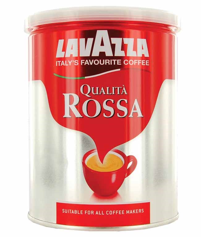 Kawa Lavazza Qualita Rossa mielona 250g w puszce