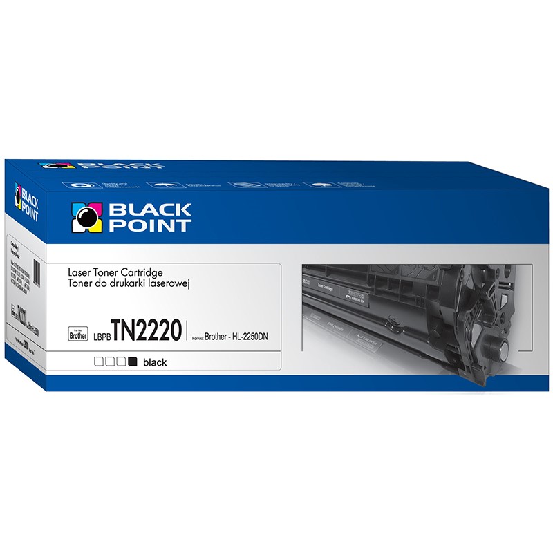 Toner Black Point do Brother TN-2220/2010