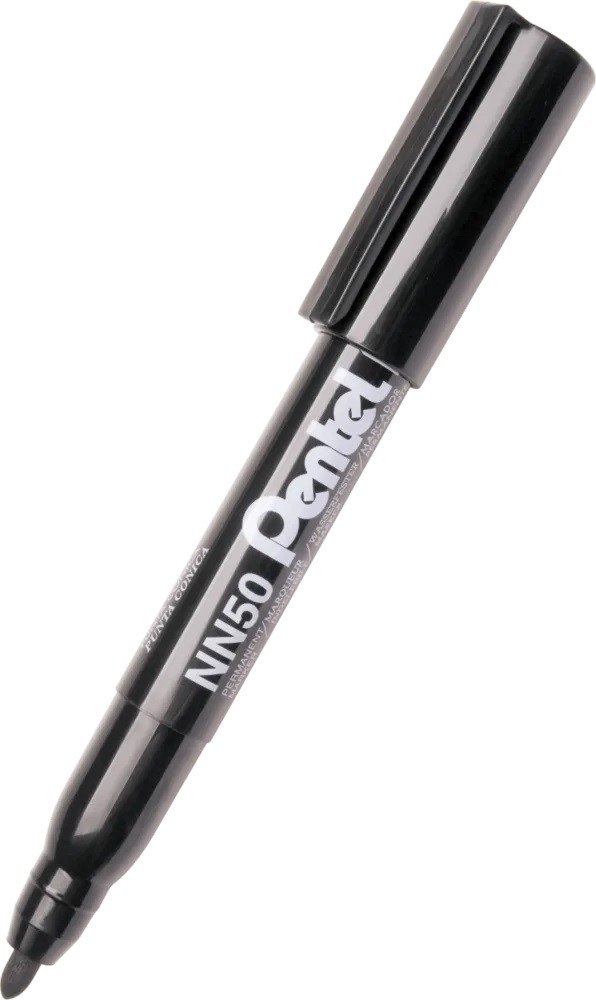Marker permanentny Pentel NN50 okrągła czarny