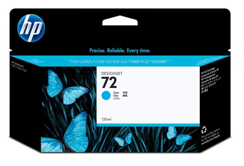 Tusz HP 72 C9371A cyan 130ml