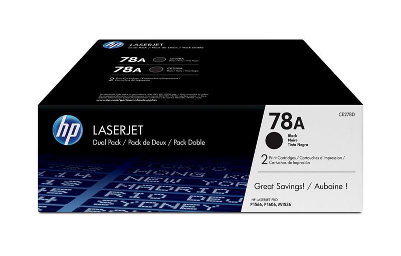 Toner HP CE278AD do LJ 1566 / 1606 2-pack