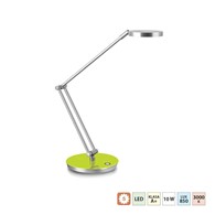 Lampka na biurko CEP LED 400 ze ściemniaczem zielono-srebrna