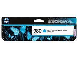 Tusz HP 980 do Officejet Color Flow MFP X585 cyan