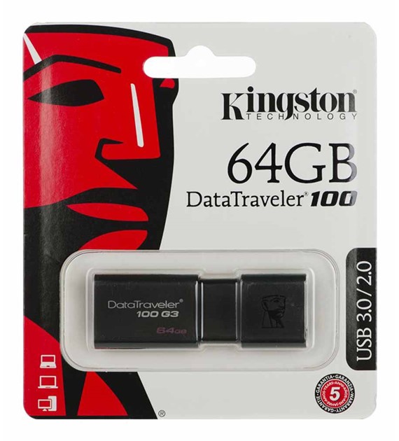 Pendrive Kingston DT G3 64GB, USB 3.0