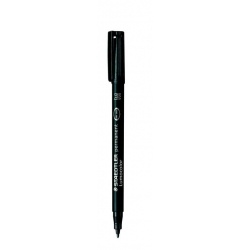 Foliopis Staedtler Lumocolor permanent F 0,6mm czarny